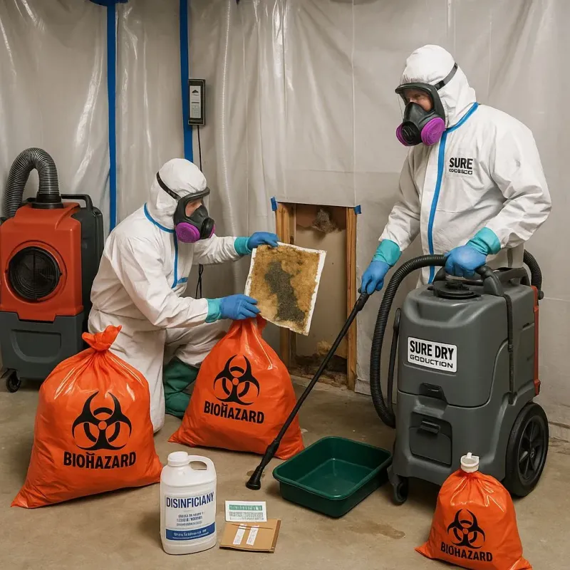 Contaminated Water Handling Protocols process in Roseville, OH