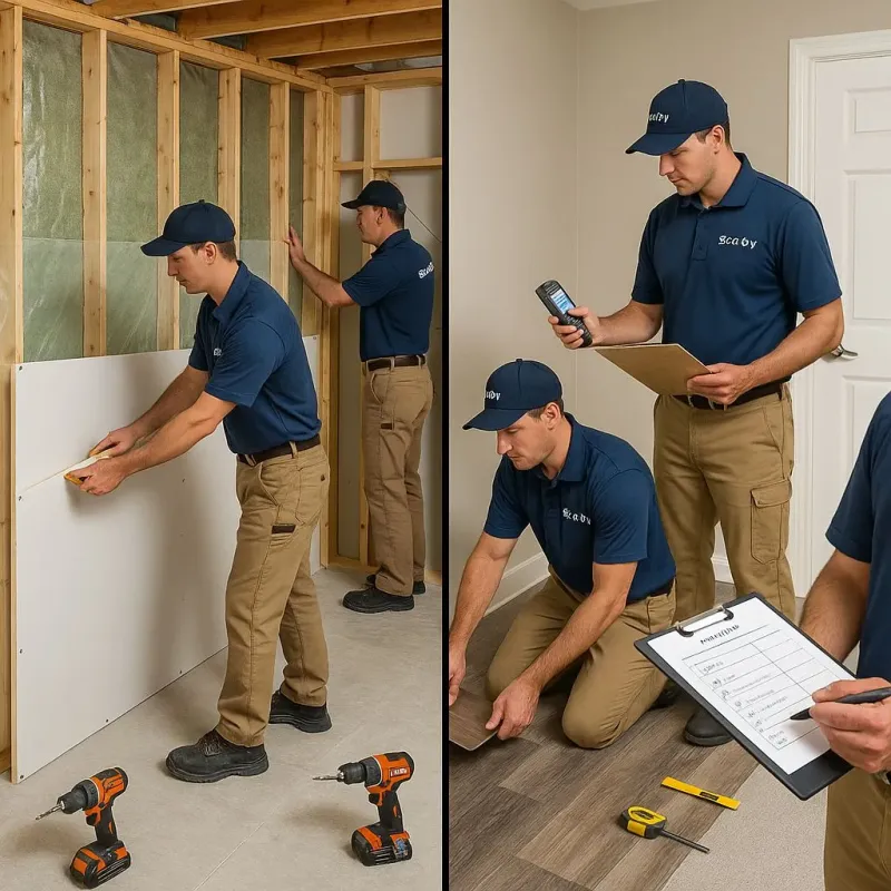 Repairs and Reconstruction process in Roseville, OH